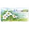Designart - Blooming Flowers on Summer River - Landscape Artwork Canvas